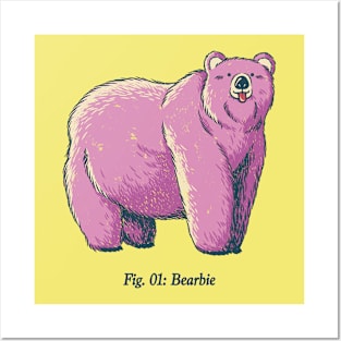 Bearbie Pink Bear by Tobe Fonseca Posters and Art